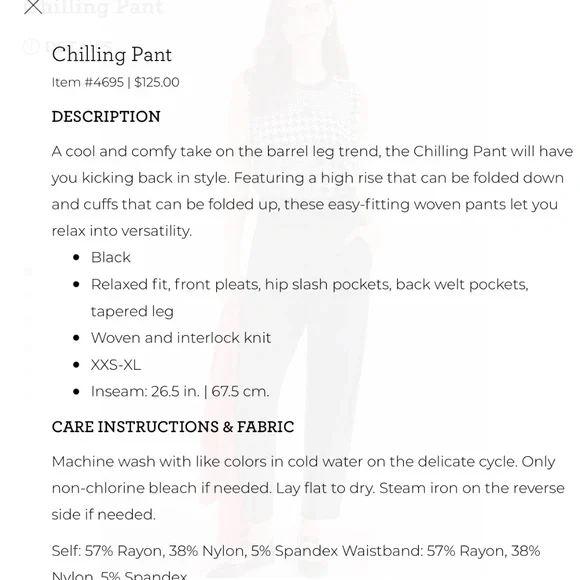 Cabi Chilling Pant - NWOT - Picture 2 of 5
